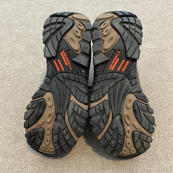 Merrell Work Boots Mens Size 7.5W Brown‎ Leather Waterproof Slip Resistant main image 8